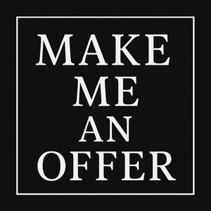 All reasonable offers are welcome!